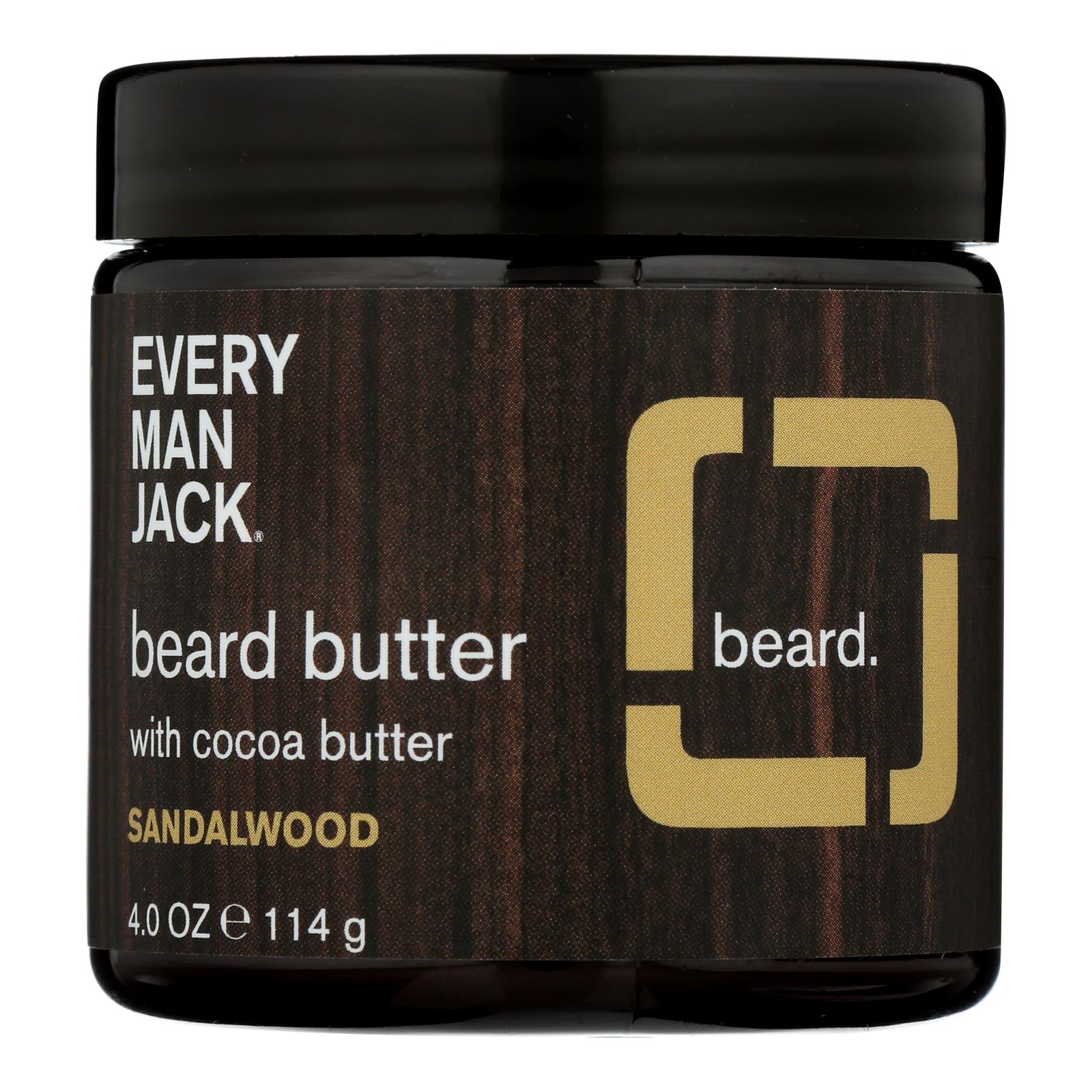 Every Man Jack, Every Man Jack - Beard Butter Sandalwood - 1 Each - 4 OZ