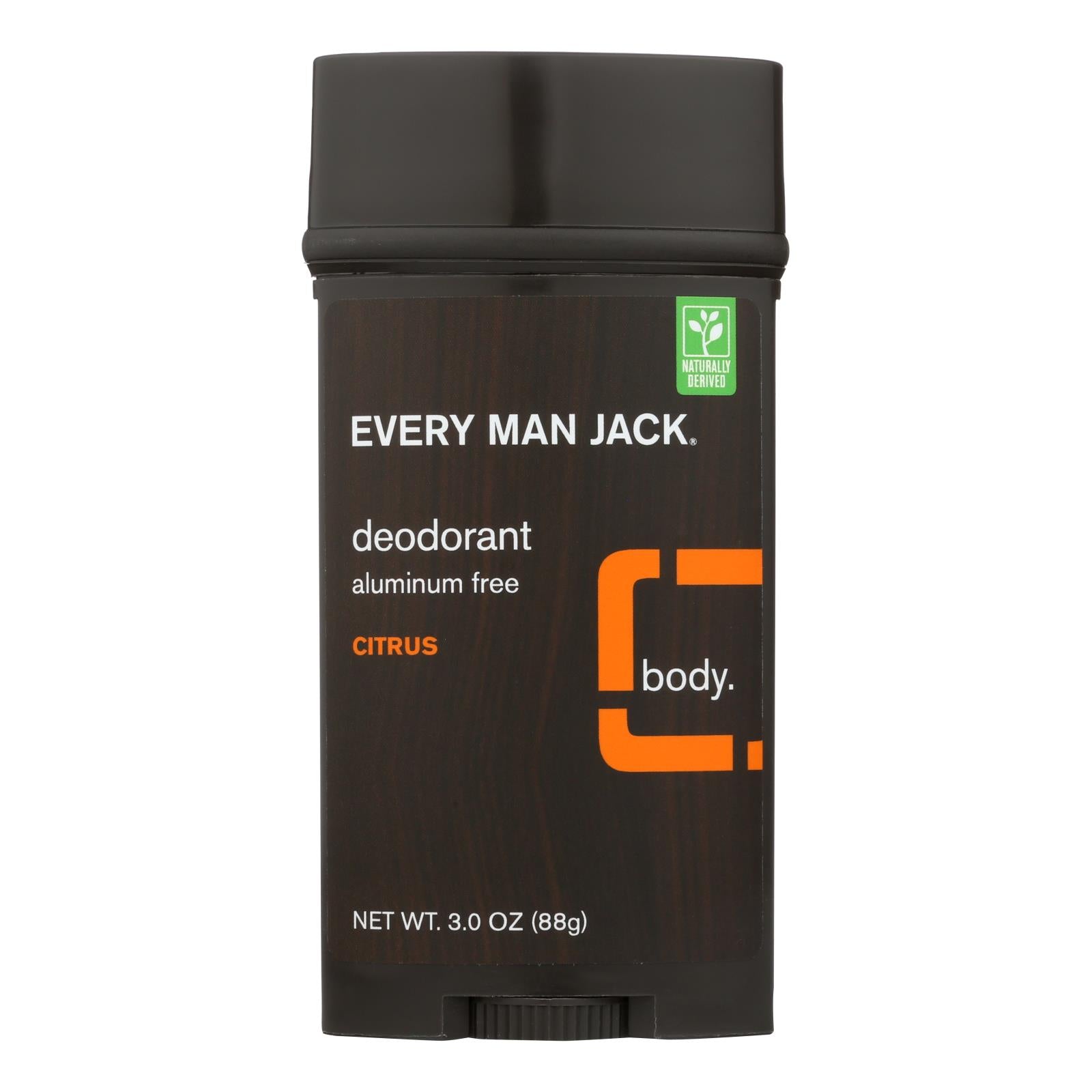 Every Man Jack, Every Man Jack Body Deodorant - Citrus - Aluminum Free - 3 oz