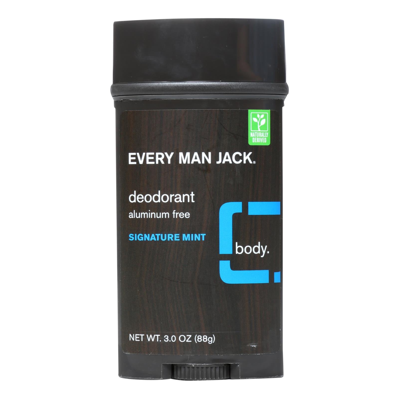 Every Man Jack, Every Man Jack Body Deodorant - Signature Mint - Aluminum Free - 3 oz