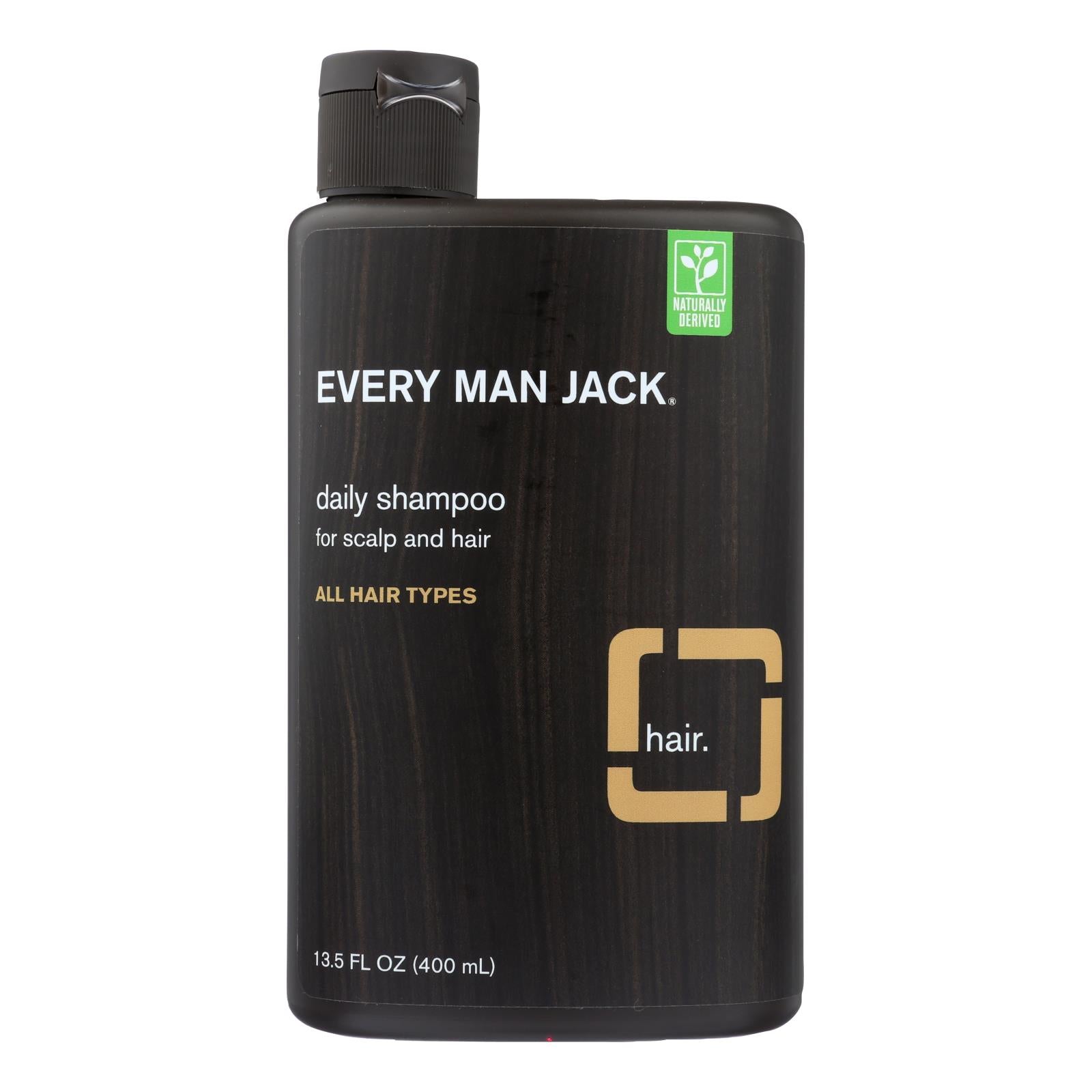 Every Man Jack, Every Man Jack Daily Shampoo - Scalp and Hair - All Hair Types - Sandalwood - 13.5 oz