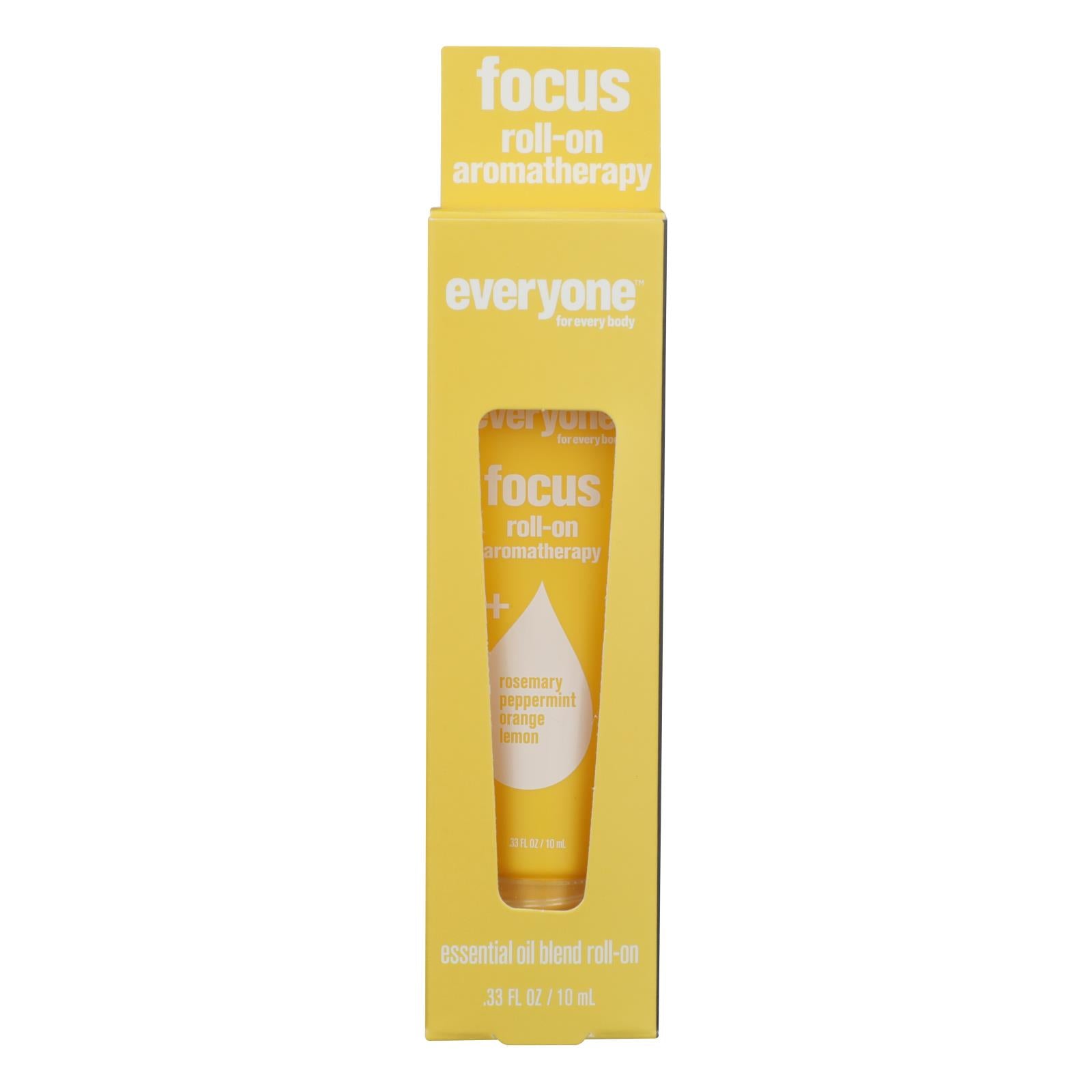 Everyone, Everyone - Roll On Aromatherpy Focus - Case of 6 - .33 FZ (Pack of 6)