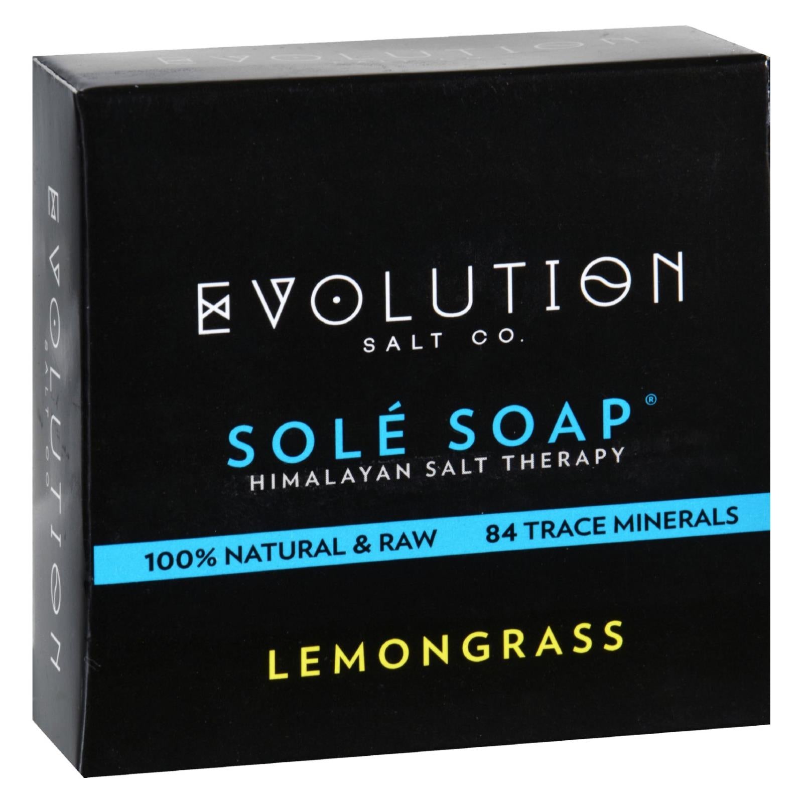 Evolution Salt, Evolution Salt Bath Soap - Sole - Lemongrass - 4.5 oz