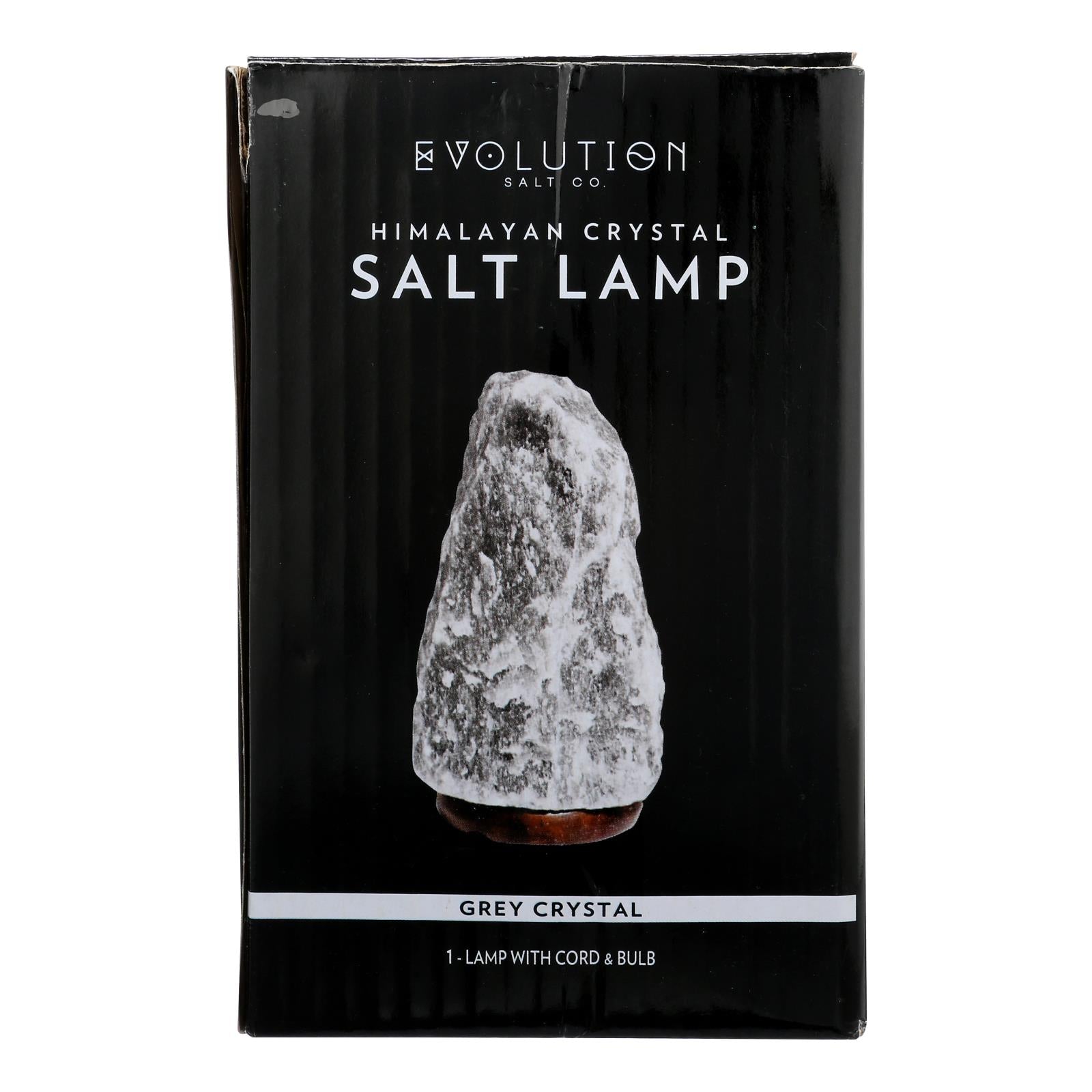 Evolution Salt, Evolution Salt - Salt Lamp Grey Small - 6 LB