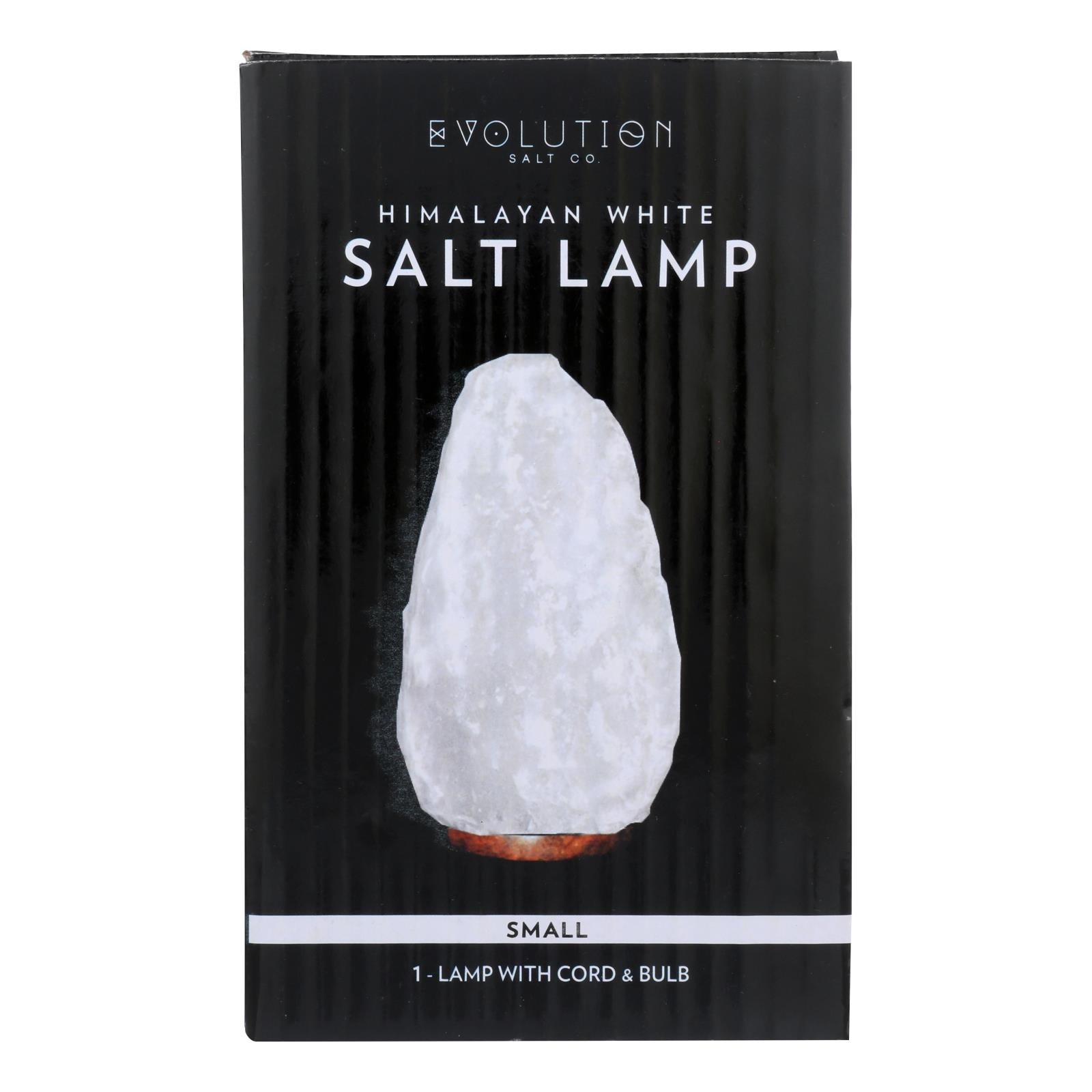 Evolution Salt, Evolution Salt - Salt Lamp Natural White Sml - 6 LB