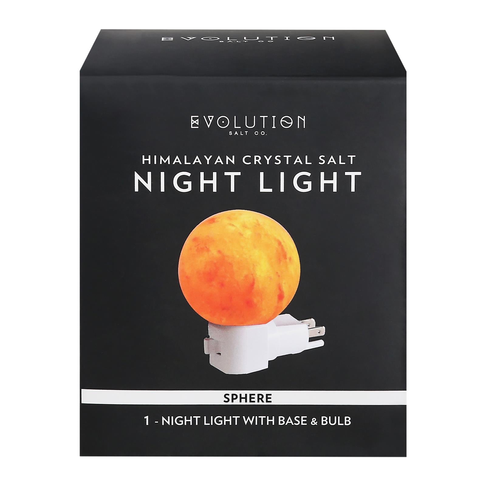 Evolution Salt, Evolution Salt - Salt Nght Light Sphere - 1 Each - EA