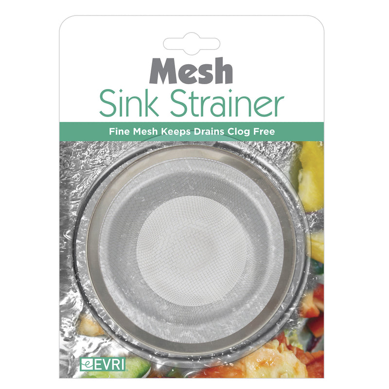 EVRIHOLDER PRODUCTS INC, Evri Natural Stainless Steel Kitchen Sink Strainer