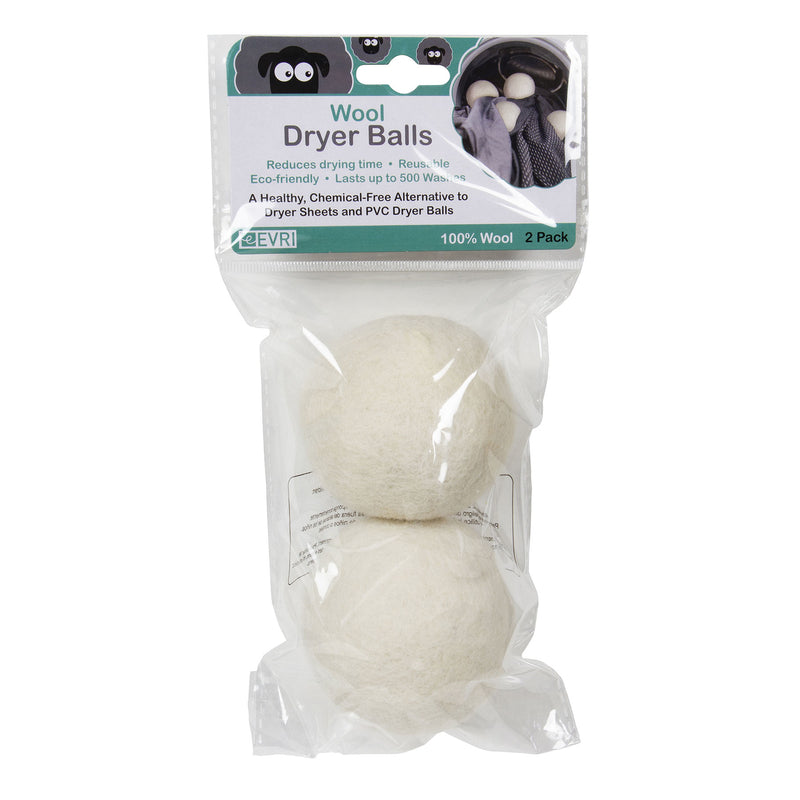 EVRIHOLDER PRODUCTS INC, Evri No Scent Dryer Ball Balls 2 pk