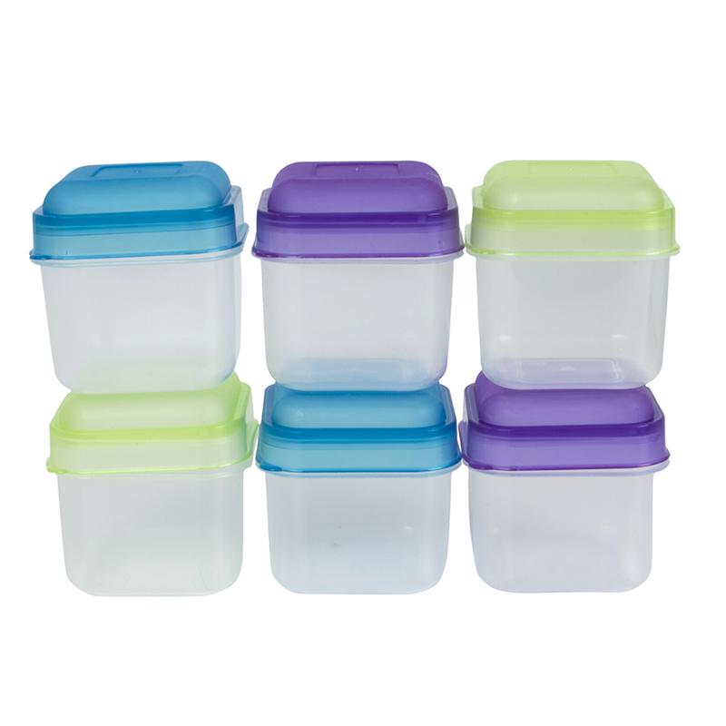 EVRIHOLDER PRODUCTS INC, Evri Portion Packers 4 oz Assorted Storage Container Set 6 pk