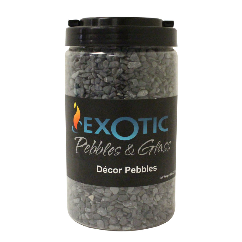 EXOTIC PEBBLES & AGGREGATES INC, Exotic Pebbles & Aggregates Black Deco Pebbles 5 lb