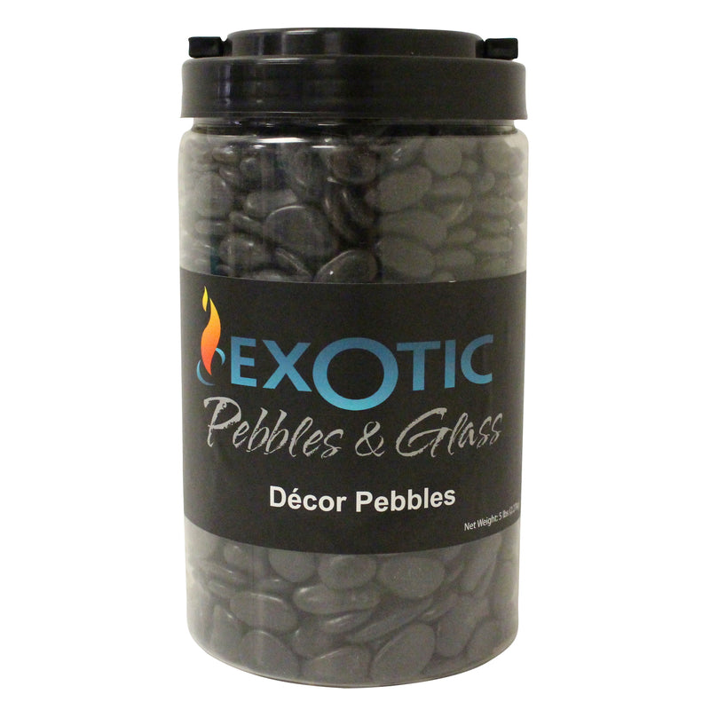 EXOTIC PEBBLES & AGGREGATES INC, Exotic Pebbles & Aggregates Black Pea Gravel 5.5 lb