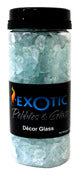 EXOTIC PEBBLES & AGGREGATES INC, Exotic Pebbles & Aggregates EG-G-07 1 - 2MM Small Aqua Glass Deco