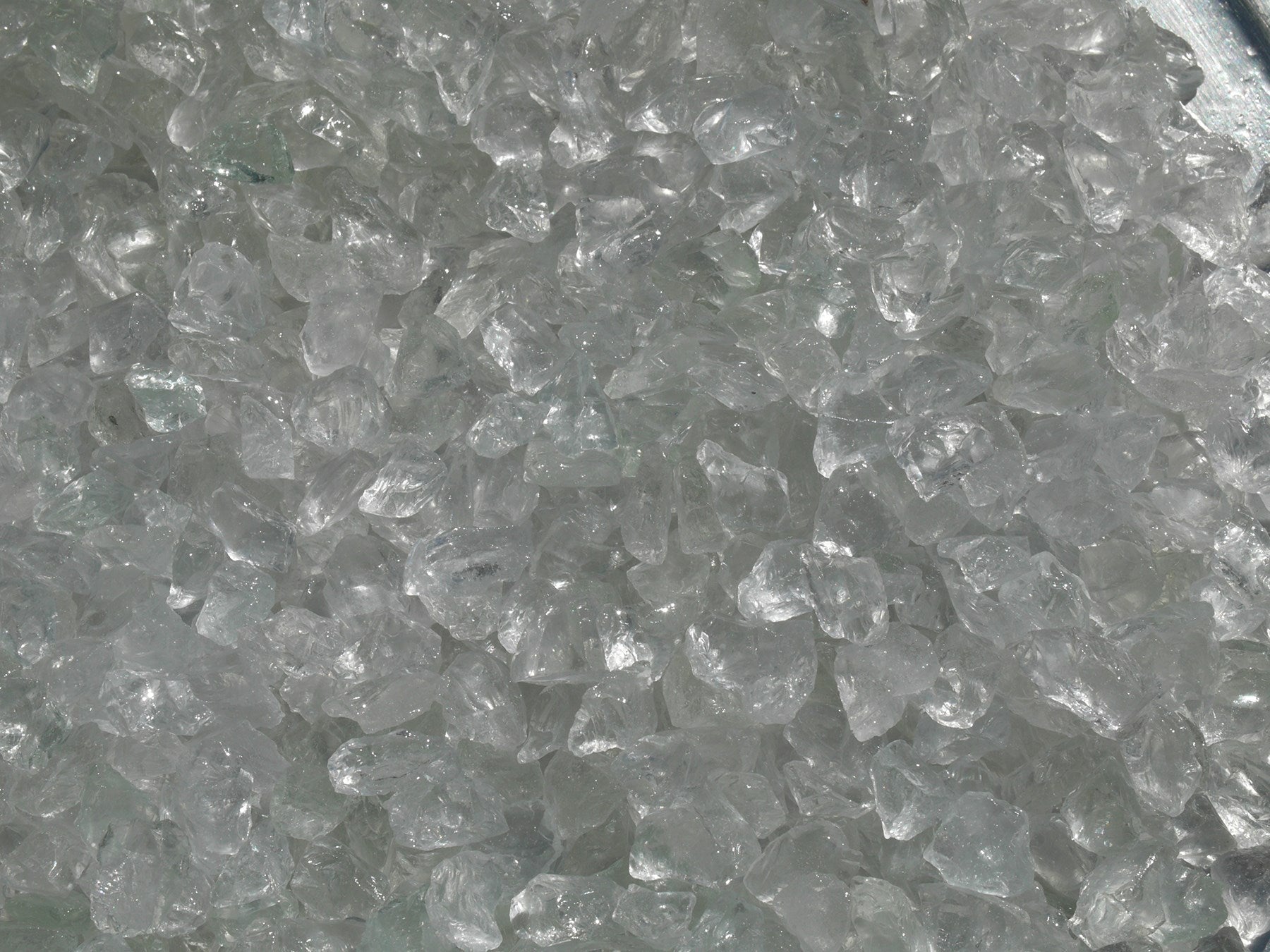 Exotic Pebbles & Aggregates, Exotic Pebbles & Aggregates EG10-L01 10 Lb Ice Clear Glass Pebbles