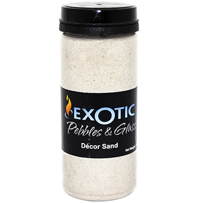 EXOTIC PEBBLES & AGGREGATES INC, Exotic Pebbles & Aggregates Ep-R-40-10c 26.4 Oz Exotic White Dcor Sand Deco Jar