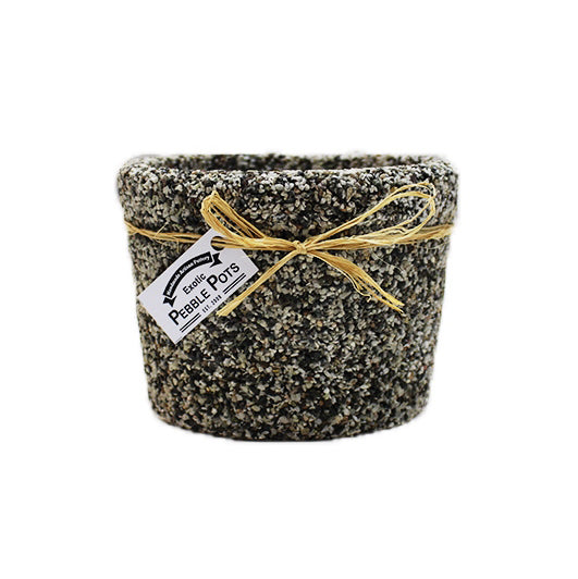 Exotic Pebbles & Aggregates, Exotic Pebbles & Aggregates Epap2 6 Grey Cache Exotic Pebble Pots (Pack of 6)