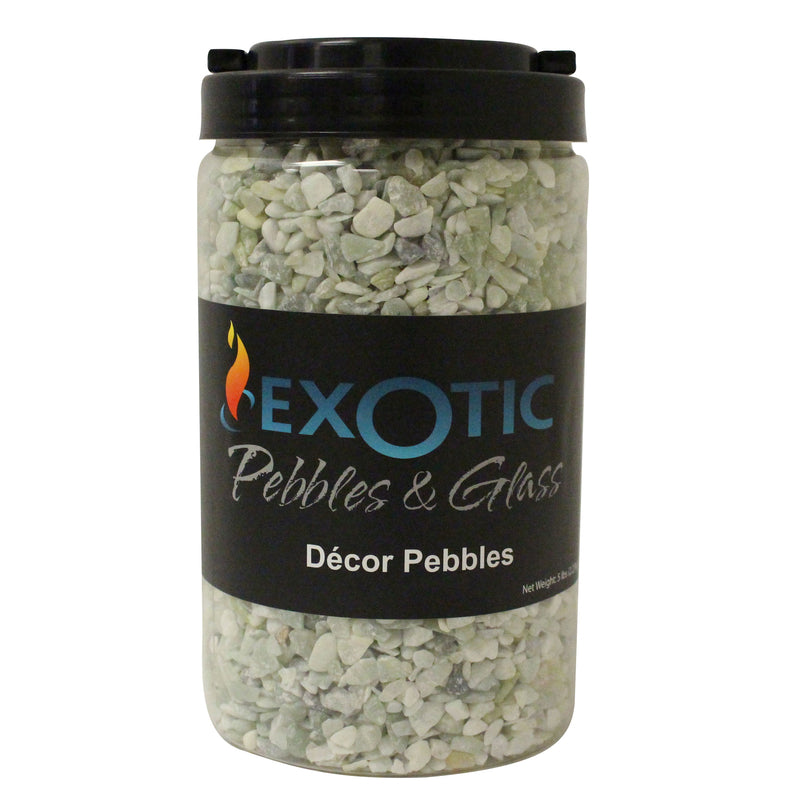 EXOTIC PEBBLES & AGGREGATES INC, Exotic Pebbles & Aggregates Jade Deco Pebbles 5 lb