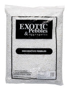 Exotic Pebbles & Aggregates, Exotic Pebbles & Aggregates Sw20-0510 20 Lbs Polished White Gravel