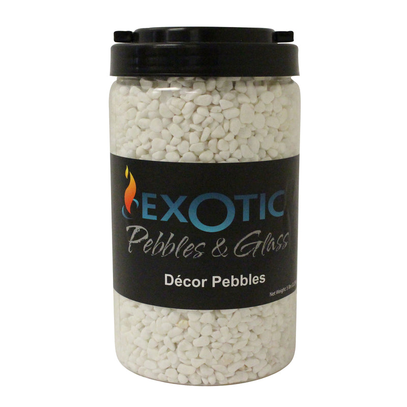 EXOTIC PEBBLES & AGGREGATES INC, Exotic Pebbles & Aggregates White Deco Pebbles 5 lb