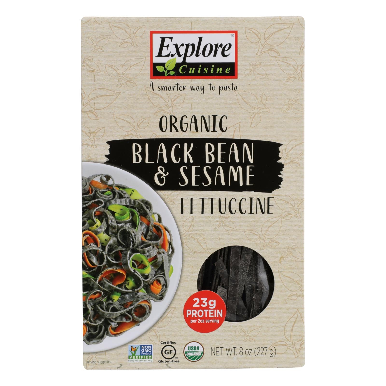 Explore Cuisine, Explore Cuisine - Fett Black Bean Sesame - Case of 6 - 8 OZ (Pack of 6)