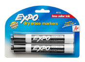 Expo, Expo 80152 Black Chisel Tip Dry Erase Markers (Pack of 6)