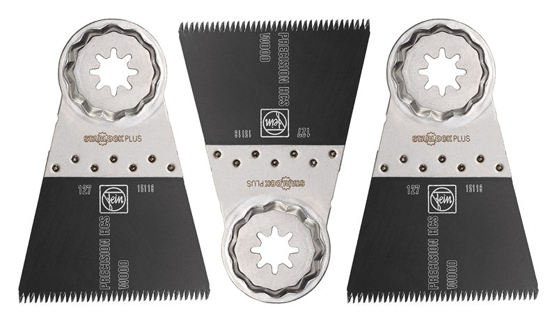 FEIN POWER TOOLS INC, Fein StarlockPlus 2-9/16 in. X 2-9/16 in. L Steel Saw Blade 3 pk