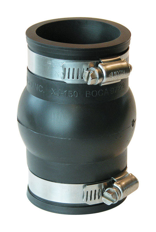 FERNCO INC, Fernco Schedule 40 1-1/2 in. Hub X 1-1/2 in. D Hub PVC Expansion Coupling 1 pk