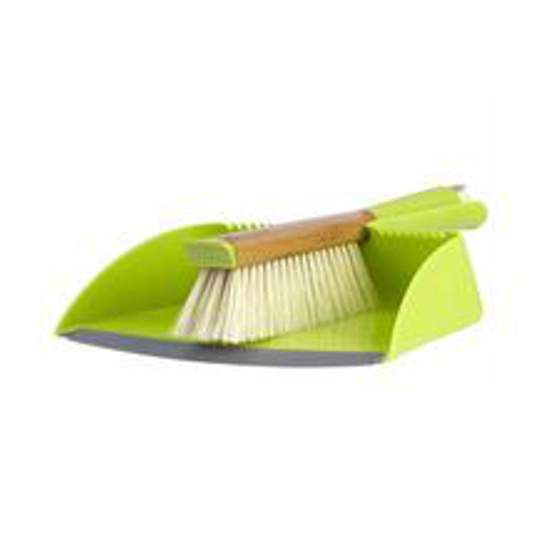 FULL CIRCLE HOME LLC, Full Circle Clean Team Bamboo/Plastic Handheld Dustpan and Brush Set