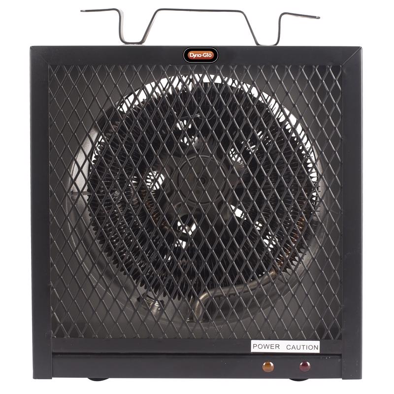 GHP GROUP INC, GHP Metal Black Indoor Radiant Electric Heater 400 sq. ft. Coverage, 16380 BTU/hr. 7500W 240V