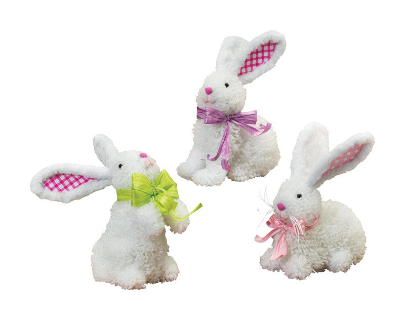 GERSON COMPANY/GIL DIVISION, Gerson Company Easter Bunny Figurine 3 pk (Pack of 3)