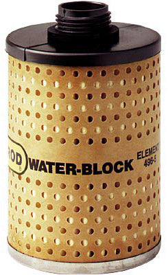 DUTTON-LAINSON COMPANY, Goldenrod Plastic Water Block Fuel Filter 25 gpm