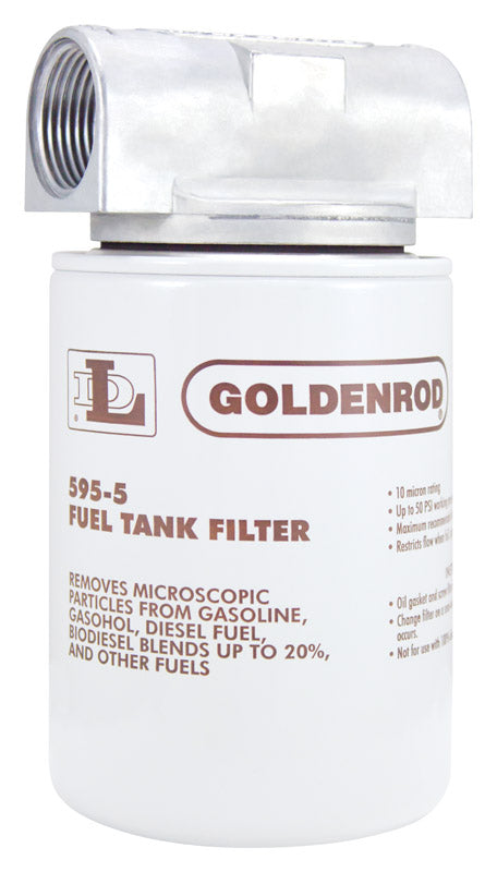 DUTTON-LAINSON COMPANY, Goldenrod Steel Spin on Fuel Tank Filter 25 gpm