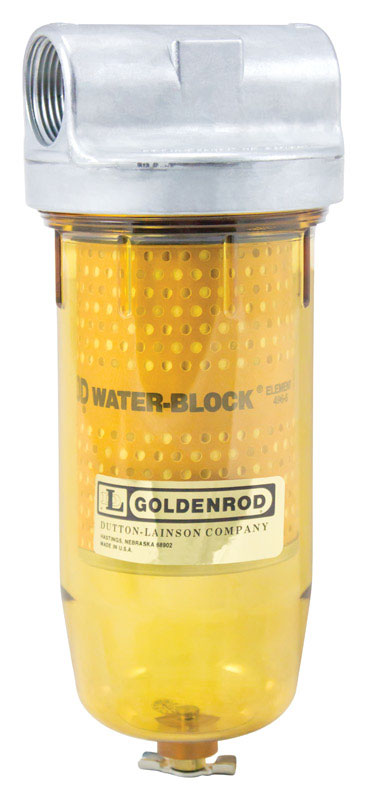 DUTTON-LAINSON COMPANY, Goldenrod Steel Water Block Fuel Filter 25 gpm