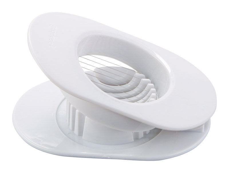 BRADSHAW INTERNATIONAL, Good Cook White Plastic Egg Slicer