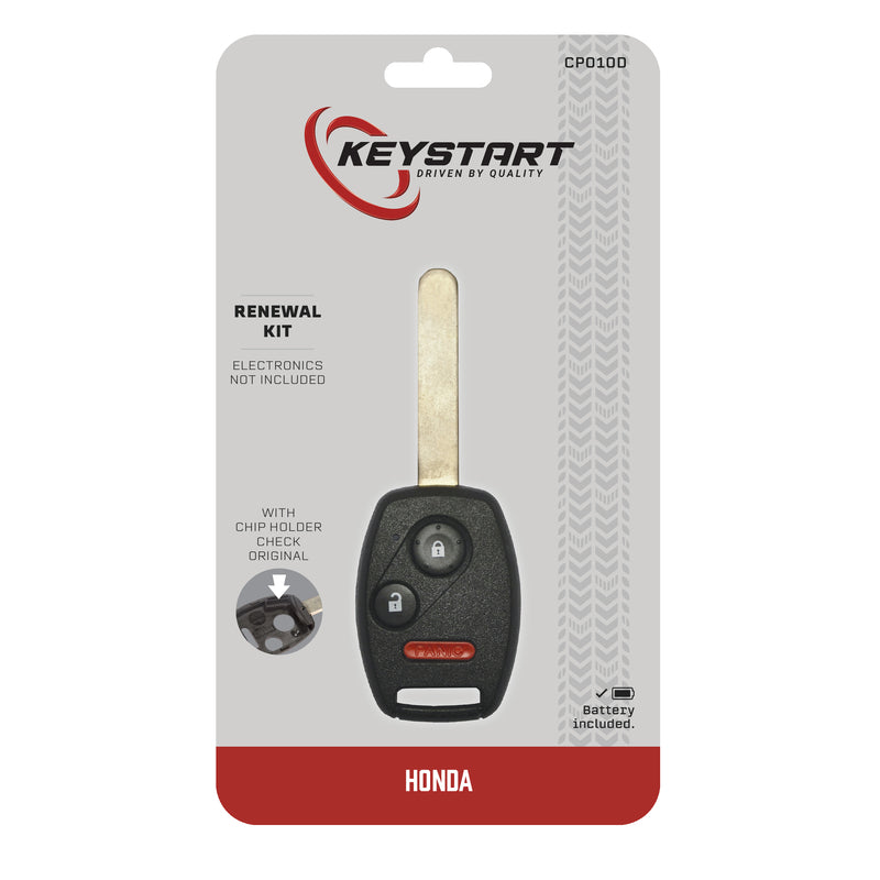 HILLMAN GROUP RSC, KeyStart Renewal KitAdvanced Remote Automotive Replacement Key CP010 Double For Honda