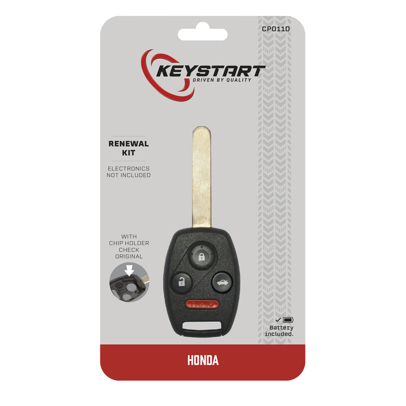 HILLMAN GROUP RSC, KeyStart Renewal KitAdvanced Remote Automotive Replacement Key CP011 Double For Honda