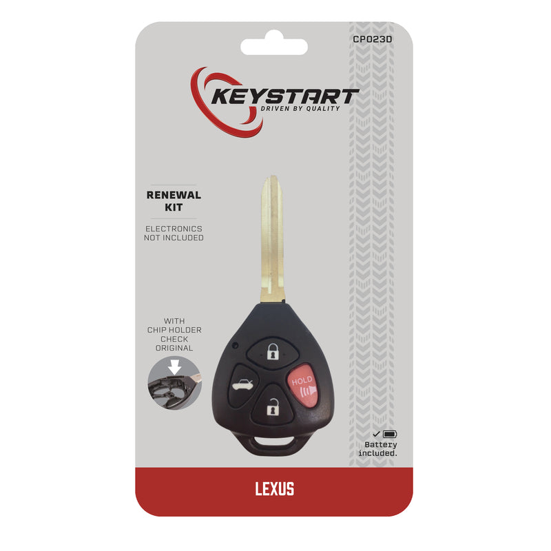 HILLMAN GROUP RSC, KeyStart Renewal KitAdvanced Remote Automotive Replacement Key CP023 Double For Toyota