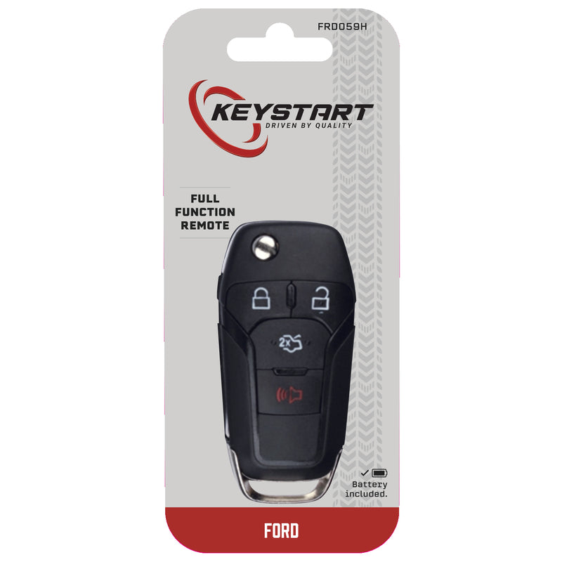 HILLMAN GROUP RSC, KeyStart Renewal KitAdvanced Remote Automotive Replacement Key FRD059H Double For Ford