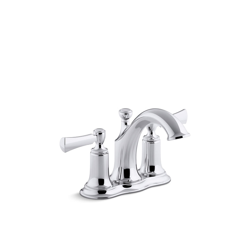 KOHLER CO, Kohler Polished Chrome Bathroom Faucet 4 in.