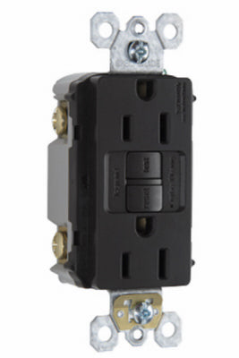 Pass & Seymour, Legrand Radiant 15 amps 125 V Dark Bronze Combination Outlet 5-15 R 1 pk