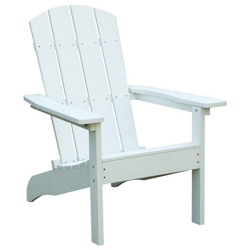 ACE TRADING-GJ LIQIANG, Living Accents 1 person White Resin Adirondack Chair