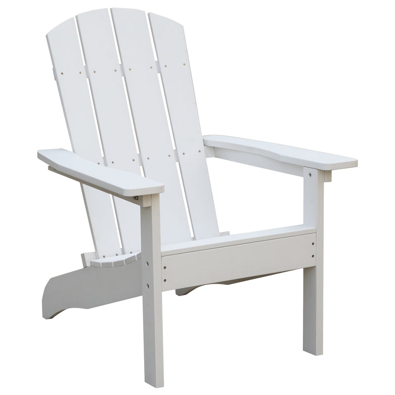 ACE TRADING-GJ LIQIANG, Living Accents 1 person White Resin Adirondack Chair