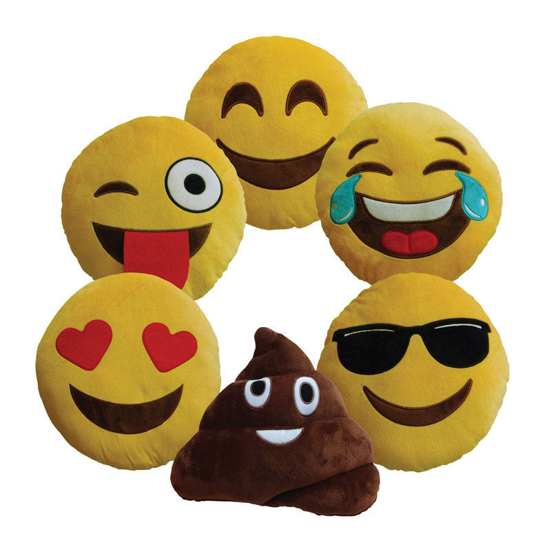 FELDSTEIN & ASSOCIATES INC, Mark Feldstein Emoji Pillow Polyester 1 pk (Pack of 12)