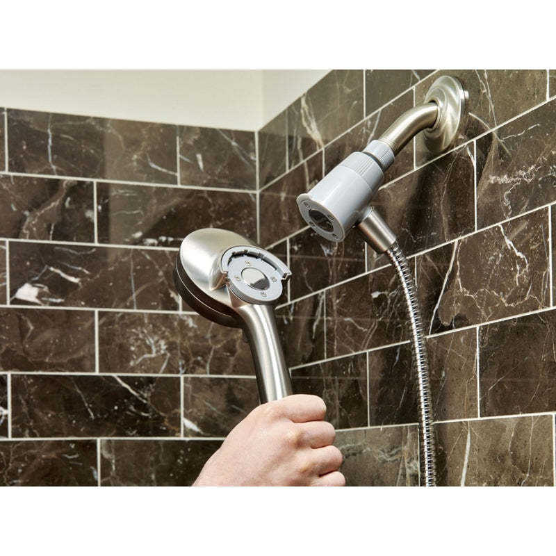 MOEN INCORPORATED, Moen Engage Brushed Nickel 6 settings Handheld Showerhead 1.75 gpm