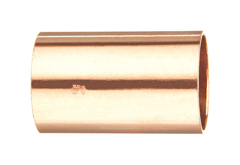 NIBCO INC, Mueller Streamline 1-1/2 In. Sweat  X 1-1/2 In. Dia. Sweat Copper Repair Coupling