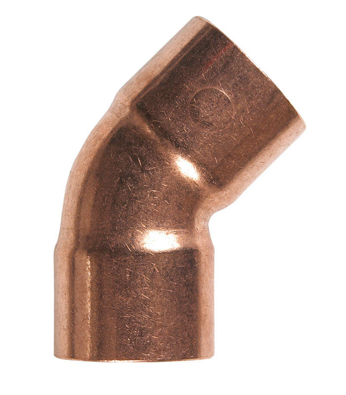 NIBCO INC, Mueller Streamline 1-1/4 In. Sweat  X 1-1/4 In. Dia. Sweat Copper 45 Degree Elbow