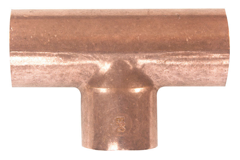 NIBCO INC, Mueller Streamline 1 In. Copper  X 1 In. Dia. Sweat Copper Tee