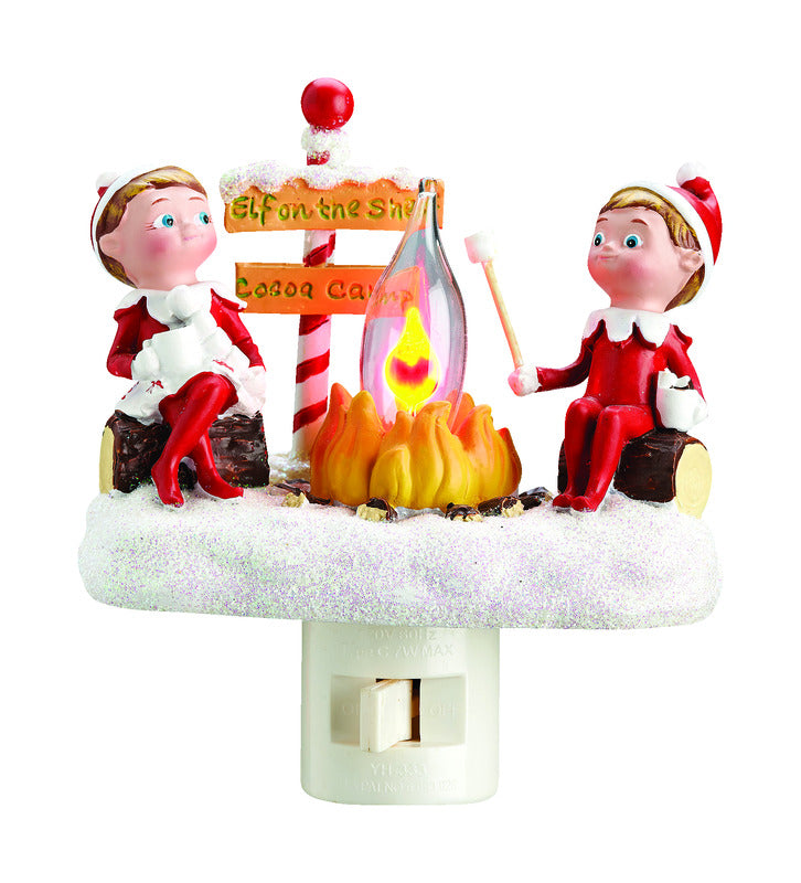 ROMAN INC, Roman  Elf on Shelf  Night Light  Multicolored  Resin  1 pk