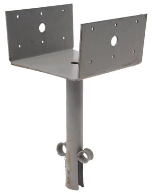 SIMPSON STRONG-TIE, Simpson Strong-Tie 3 in. H X 6 in. W 12 Ga. Galvanized Steel Elevated Post Base