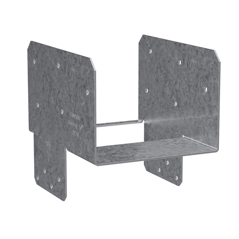 SIMPSON STRONG-TIE, Simpson Strong-Tie ZMAX 4.7 in. H X 3.53 in. W 16 Ga. Galvanized Steel End Post Cap