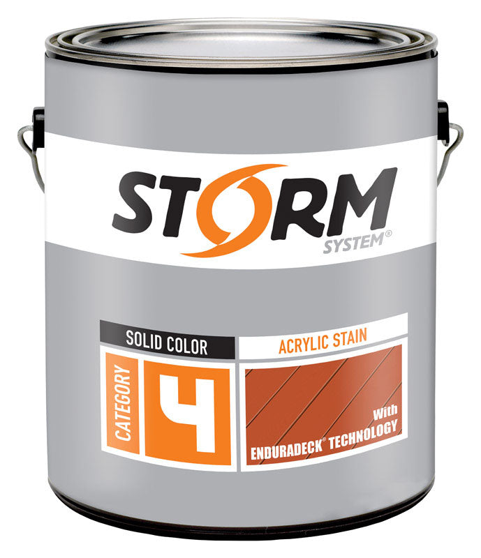 ICP CONSTRUCTION INC, Storm System  Enduradeck  Solid  Tintable Tintable Base  Medium Base  Acrylic  Exterior Stain  1 gal. (Pack of 4)