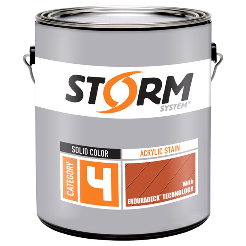 ICP CONSTRUCTION INC, Storm System  Enduradeck  Solid  White  Acrylic  Exterior Stain  1 gal. (Pack of 4)